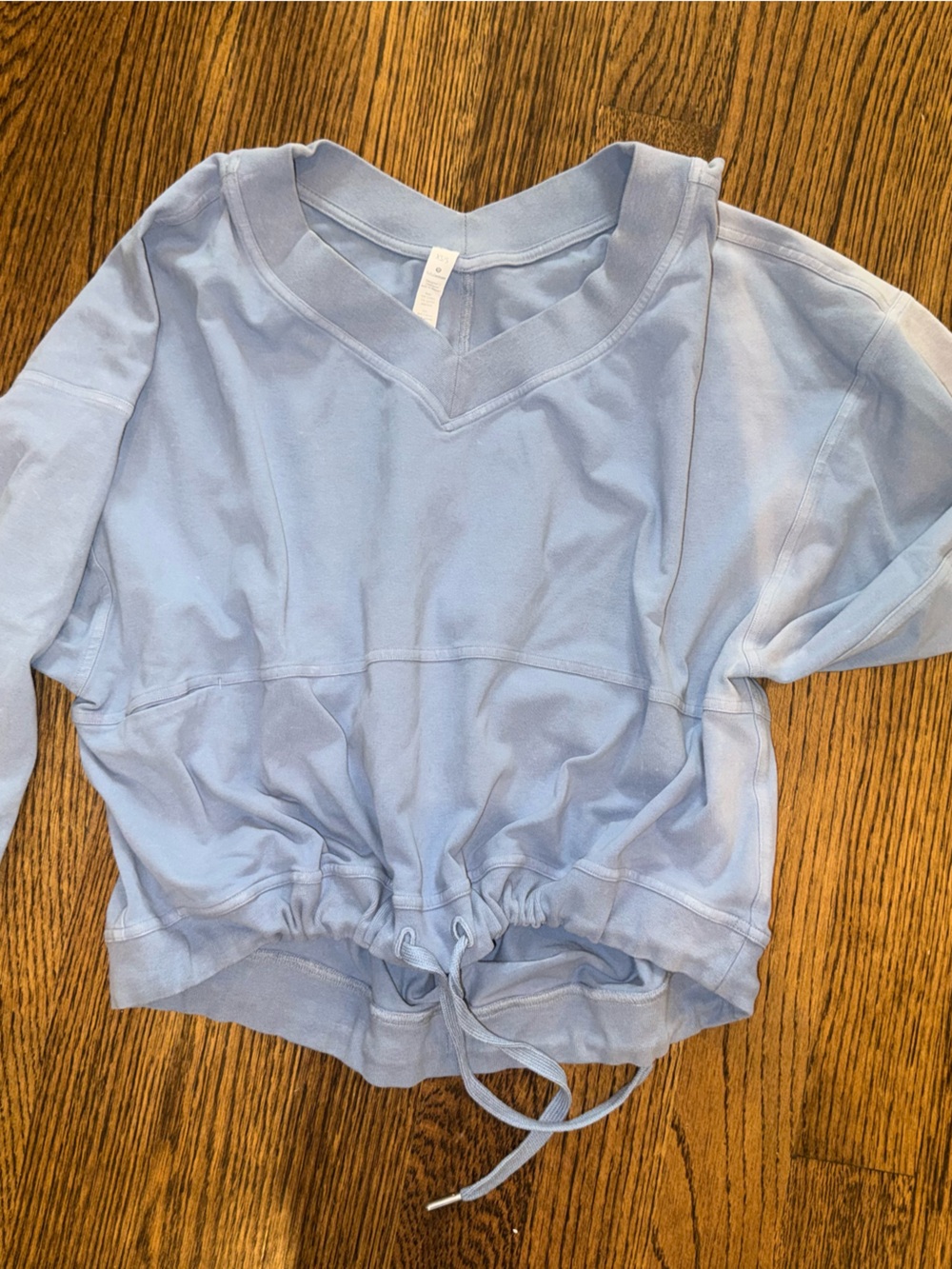 Lululemon Scuba Oversized Funnel Neck Half-Zip Hoodie | Powder Blue | XS/S